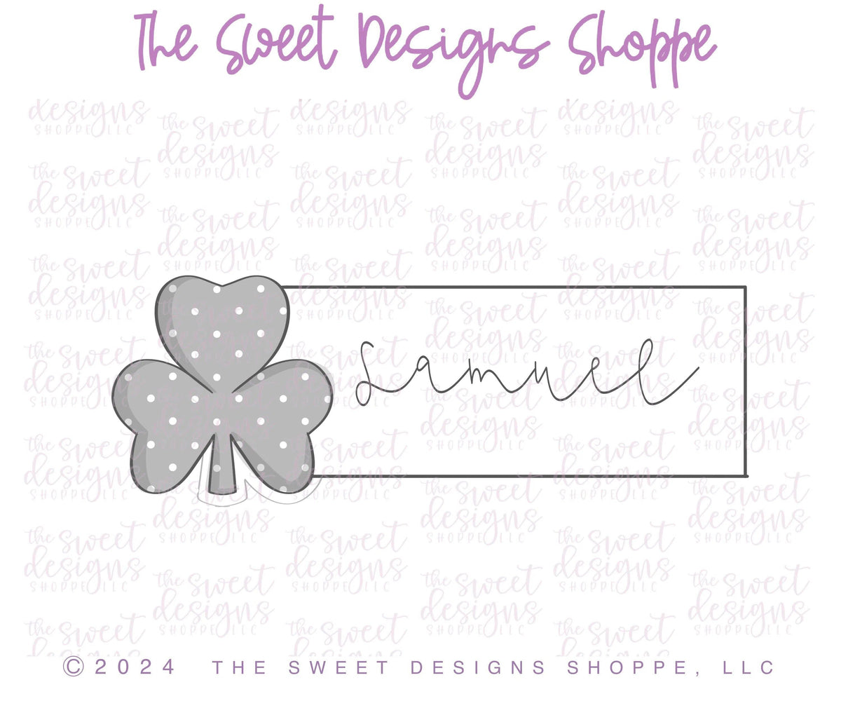 Cookie Cutters - St. Patrick's Tag - Cookie Cutter - The Sweet Designs Shoppe - TSDS - - ALL,Cookie Cutter,Nature,Plaque,Plaques,PLAQUES HANDLETTERING,Promocode,St paddy,ST PATRICK,St Patrick’s Day,St. Pat,St. Patricks,STL