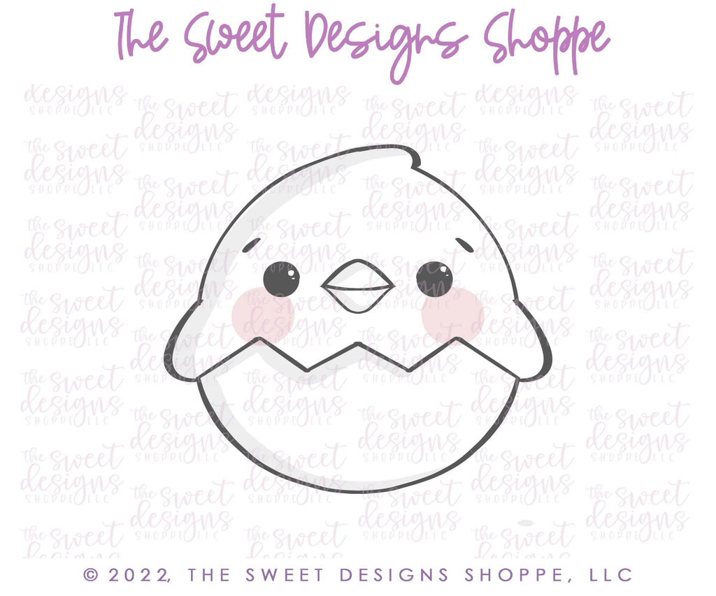 Cookie Cutters - Stack Chick "Bottom Chick"- Cookie Cutter - The Sweet Designs Shoppe - - ALL, Animal, Animals, Animals and Insects, Cookie Cutter, Easter, Easter / Spring, Promocode