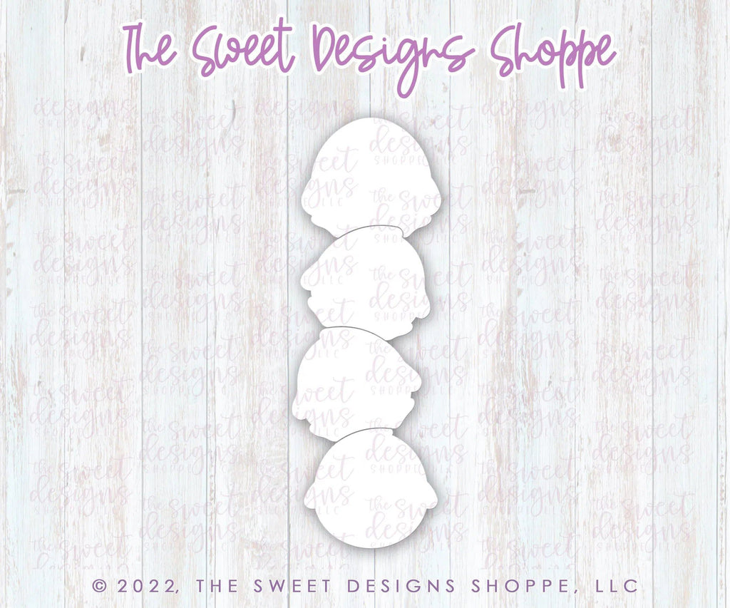 Cookie Cutters - Stacked Chicks Set - 3 Piece Set - Cookie Cutters - The Sweet Designs Shoppe - TSDS - - ALL,Animal,Animals,Animals and Insects,Cookie Cutter,Easter,Easter / Spring,Mini Set,Mini Sets,Promocode,regular sets,set,sets,STL