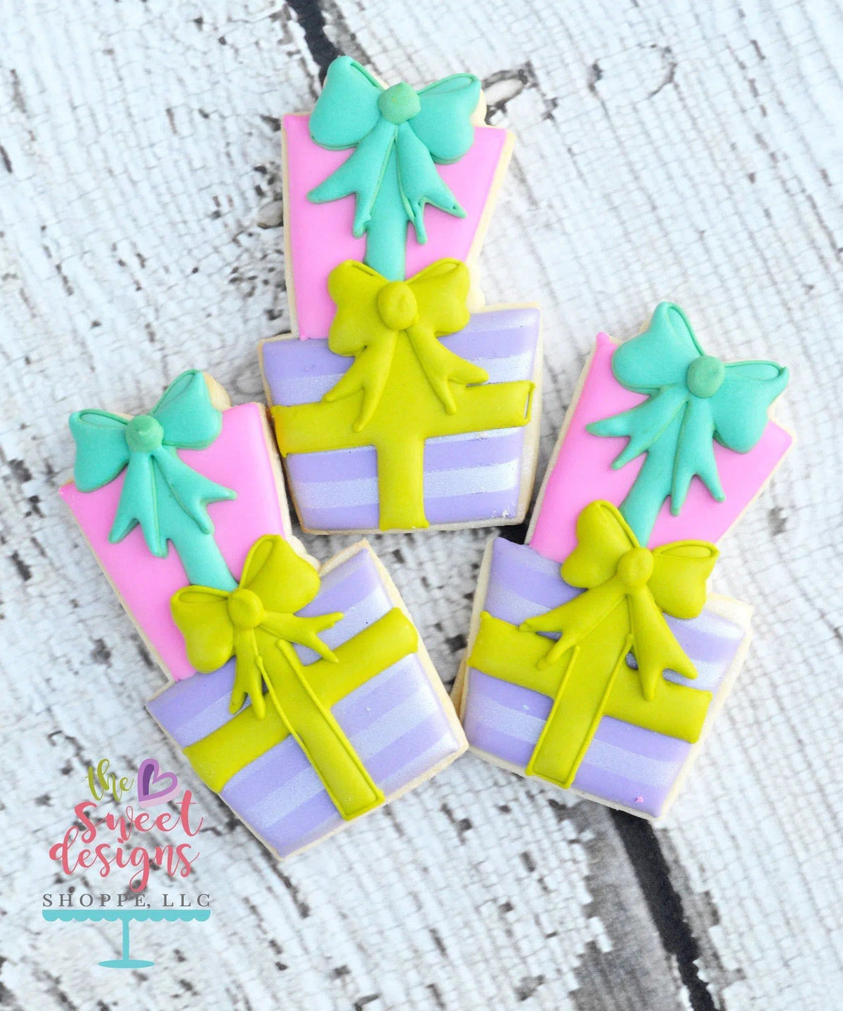 Cookie Cutters - Stacked Gifts - Cookie Cutter - The Sweet Designs Shoppe - TSDS - - ALL,Birthday,Bow,celebration,Cookie Cutter,Gift,Gifts,present,Promocode,STL