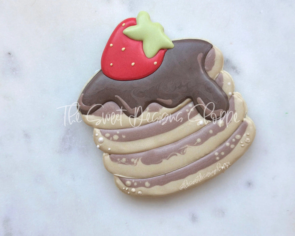 Cookie Cutters - Stacked Strawberry Pancakes - Cookie Cutter - The Sweet Designs Shoppe - TSDS - - ALL,Cookie Cutter,Cute couple,Cute Couples,Food,Food & Beverages,Food and Beverage,Pancakes,Promocode,Sweets,Syrup,Valentines
