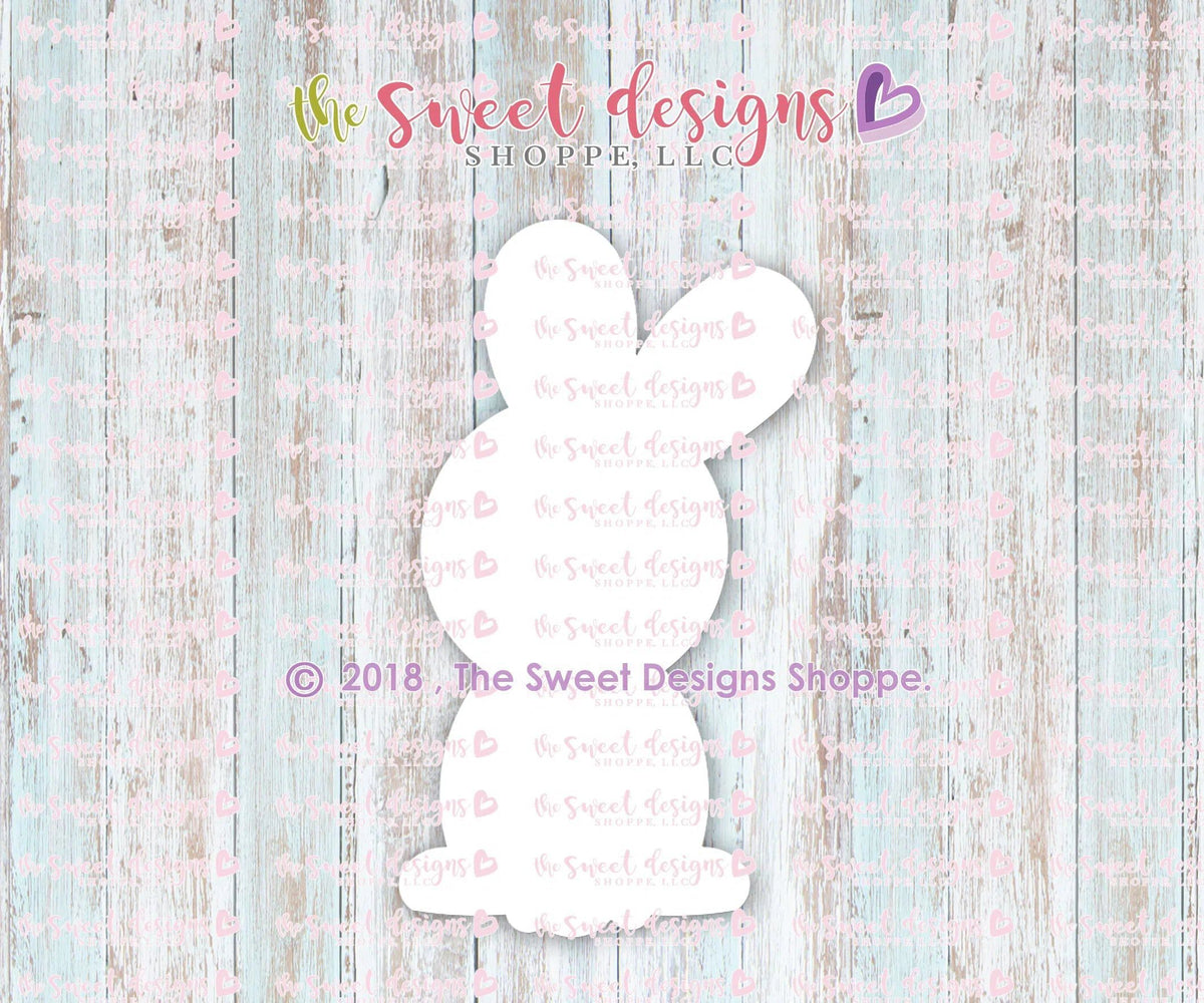 Cookie Cutters - Standing Bunny Silhouette v2 - Cookie Cutter - The Sweet Designs Shoppe - TSDS - - ALL,Animal,Animals,Cookie Cutter,Easter / Spring,Promocode,STL