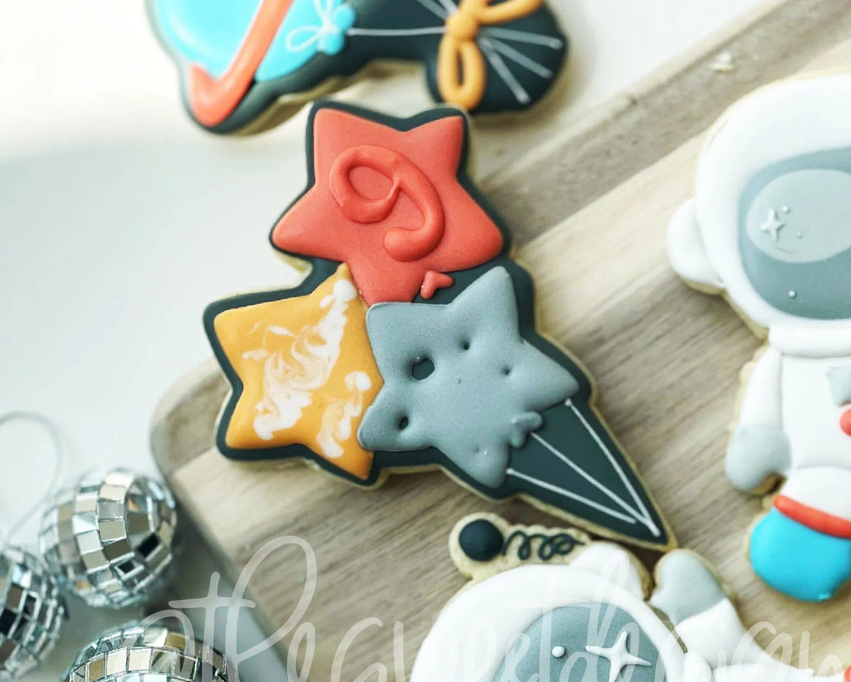 Cookie Cutters - Star Balloons - Cookie Cutter - The Sweet Designs Shoppe - TSDS - - ALL,astronaut,Baby / Kids,Birthday,Cookie Cutter,kids,Kids / Fantasy,Party,Promocode,space,STL