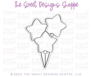 Cookie Cutters - Star Balloons - Cookie Cutter - The Sweet Designs Shoppe - TSDS - - ALL,astronaut,Baby / Kids,Birthday,Cookie Cutter,kids,Kids / Fantasy,Party,Promocode,space,STL