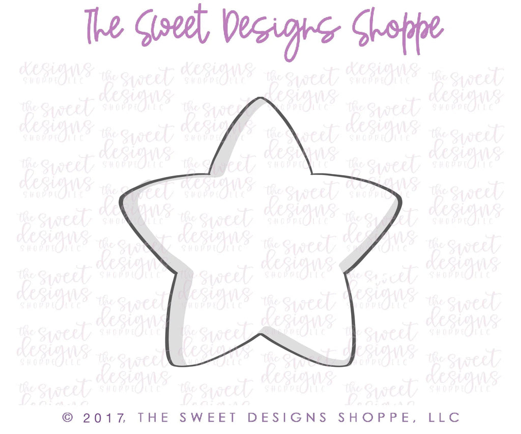 Cookie Cutters - Star - Cookie Cutter - Sweet Designs Shoppe - - 4th, 4th July, 4th of July, ALL, basic, Basic Shapes, BasicShapes, constellations, Cookie Cutter, fourth of July, Grad, graduations, Independence, Miscellaneous, Patriotic, Promocode, school, School / Graduation, Star, USA