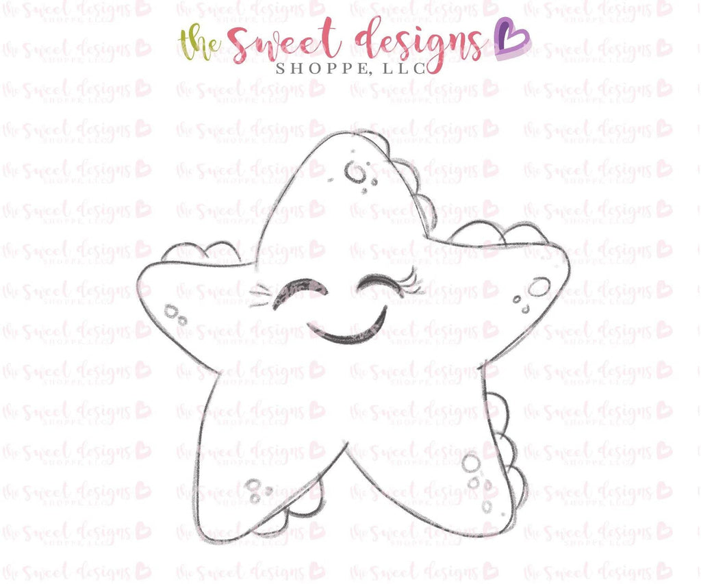 Cookie Cutters - Starfish - Cookie Cutter - The Sweet Designs Shoppe - TSDS - - ALL,Animal,Animals,beach,Cookie Cutter,Fantasy,Promocode,sand,summer,under the sea