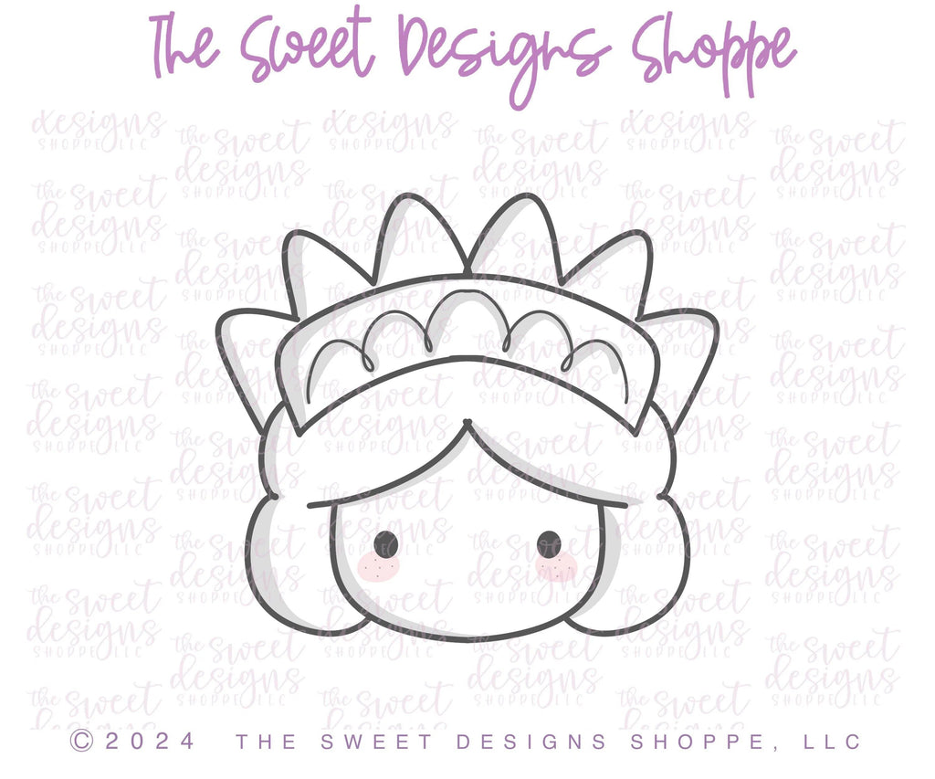 Cookie Cutters - Statue of Liberty Face - Cookie Cutter - The Sweet Designs Shoppe - TSDS - - 4th,4th July,4th of July,ALL,Cookie Cutter,New York,Patriotic,PLAQUES HANDLETTERING,Promocode,STL,USA