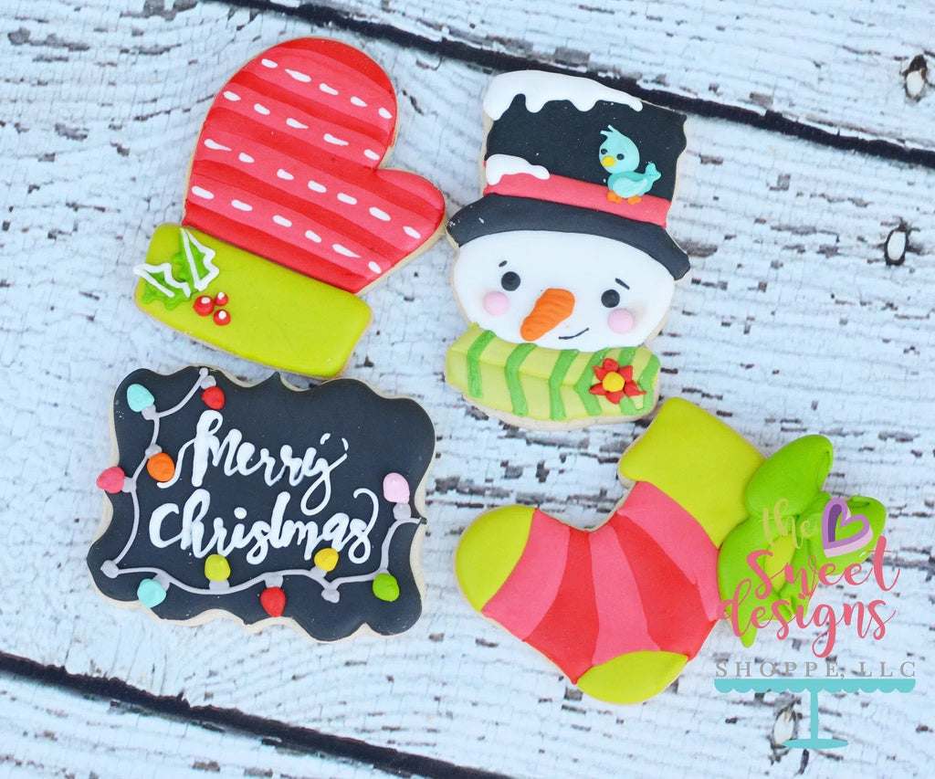 Cookie Cutters - Stocking with Bow v2- Cookie Cutter - The Sweet Designs Shoppe - - ALL, Bow, Candy, Christmas, Christmas / Winter, Clothing / Accessories, Cookie Cutter, Decoration, Promocode, Stocking, Winter