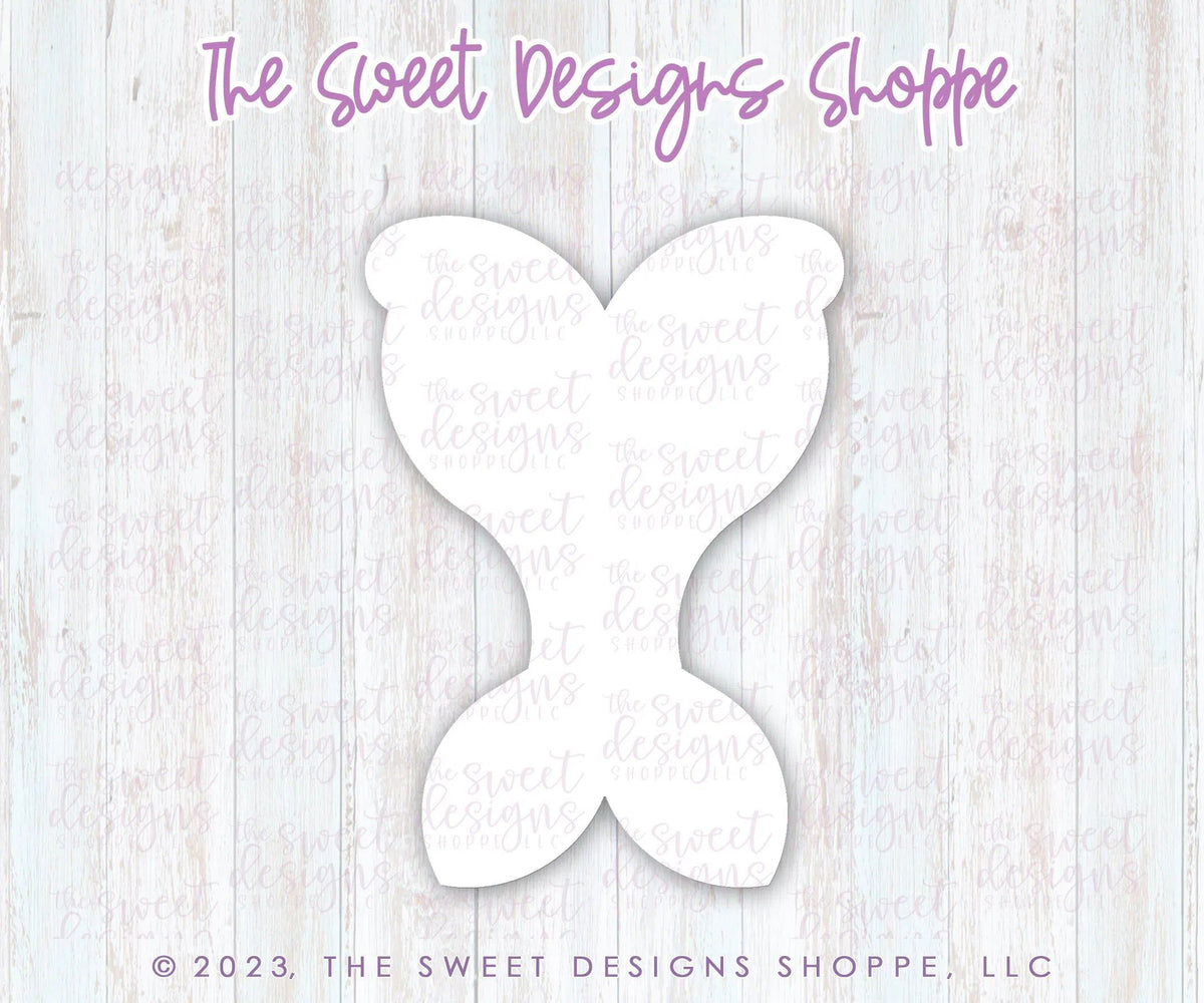 Cookie Cutters - Straight Mermaid Tail - Cookie Cutter - The Sweet Designs Shoppe - TSDS - - ALL,Cookie Cutter,fish,mermaid,ocean,plant,plants,Promocode,sea,STL,summer,under the sea