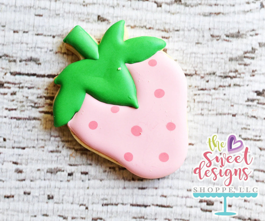 Cookie Cutters - Strawberry V2 - Cookie Cutter - The Sweet Designs Shoppe - TSDS - - ALL,Cookie Cutter,Food,Food and Beverage,Food beverages,fruit,fruits,Fruits and Vegetables,Luau,Party,Promocode,STL,summer,valentine,valentines