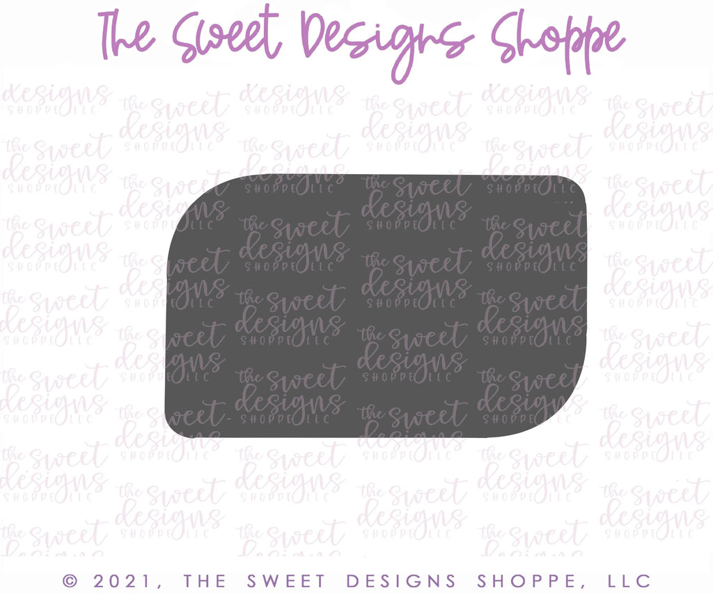 Cookie Cutters - Stretch Oval Plaque A - Cookie Cutter - Sweet Designs Shoppe - - ALL, Cookie Cutter, Plaque, Plaques, PLAQUES HANDLETTERING, Promocode, Sweet, Sweets
