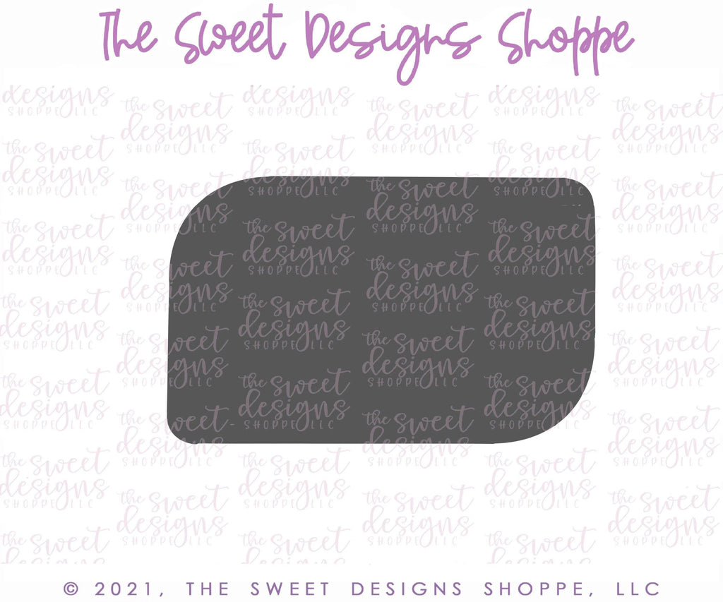 Cookie Cutters - Stretch Oval Plaque A - Cookie Cutter - The Sweet Designs Shoppe - - ALL, Cookie Cutter, Plaque, Plaques, PLAQUES HANDLETTERING, Promocode, Sweet, Sweets