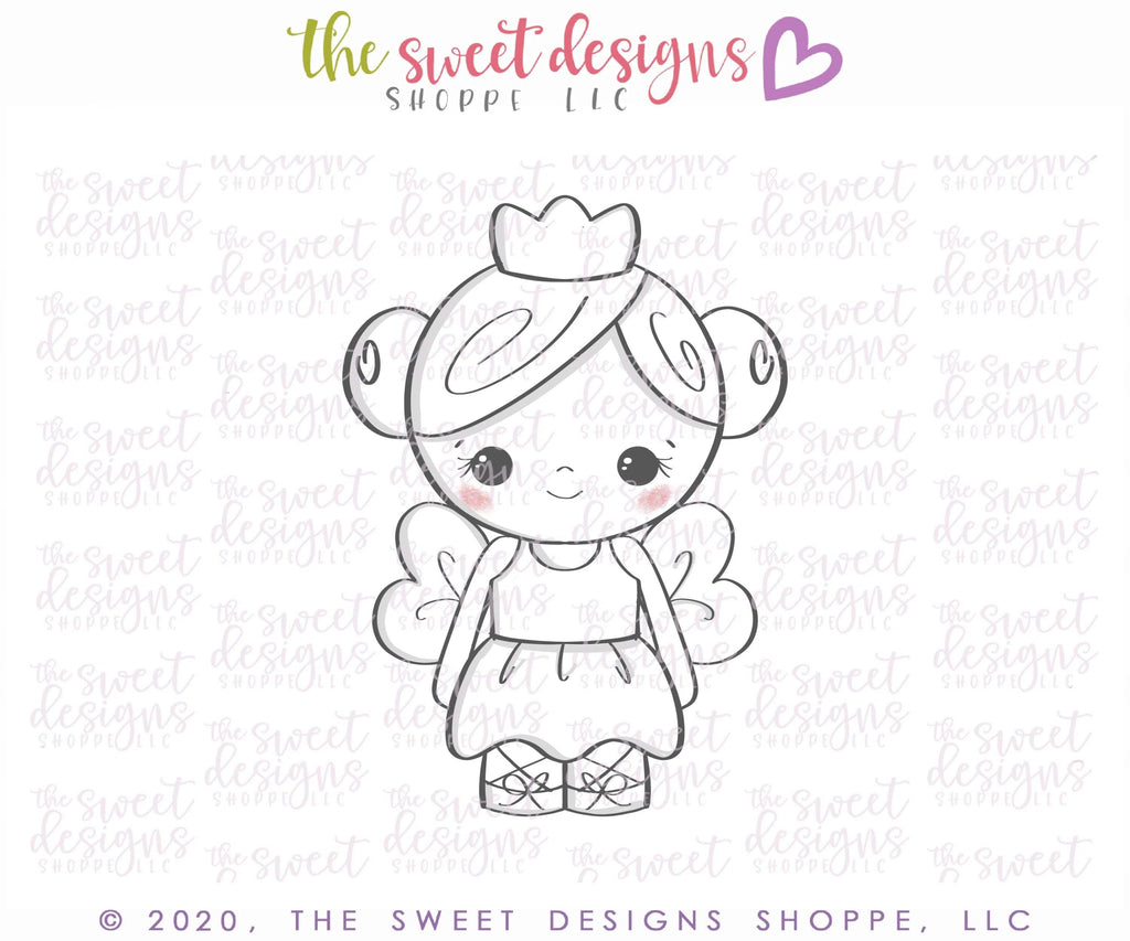 Cookie Cutters - Sugar Plum Fairy - Cookie Cutter - The Sweet Designs Shoppe - - ALL, Christmas, Christmas / Winter, Christmas Cookies, Cookie Cutter, Nutcracker, Promocode