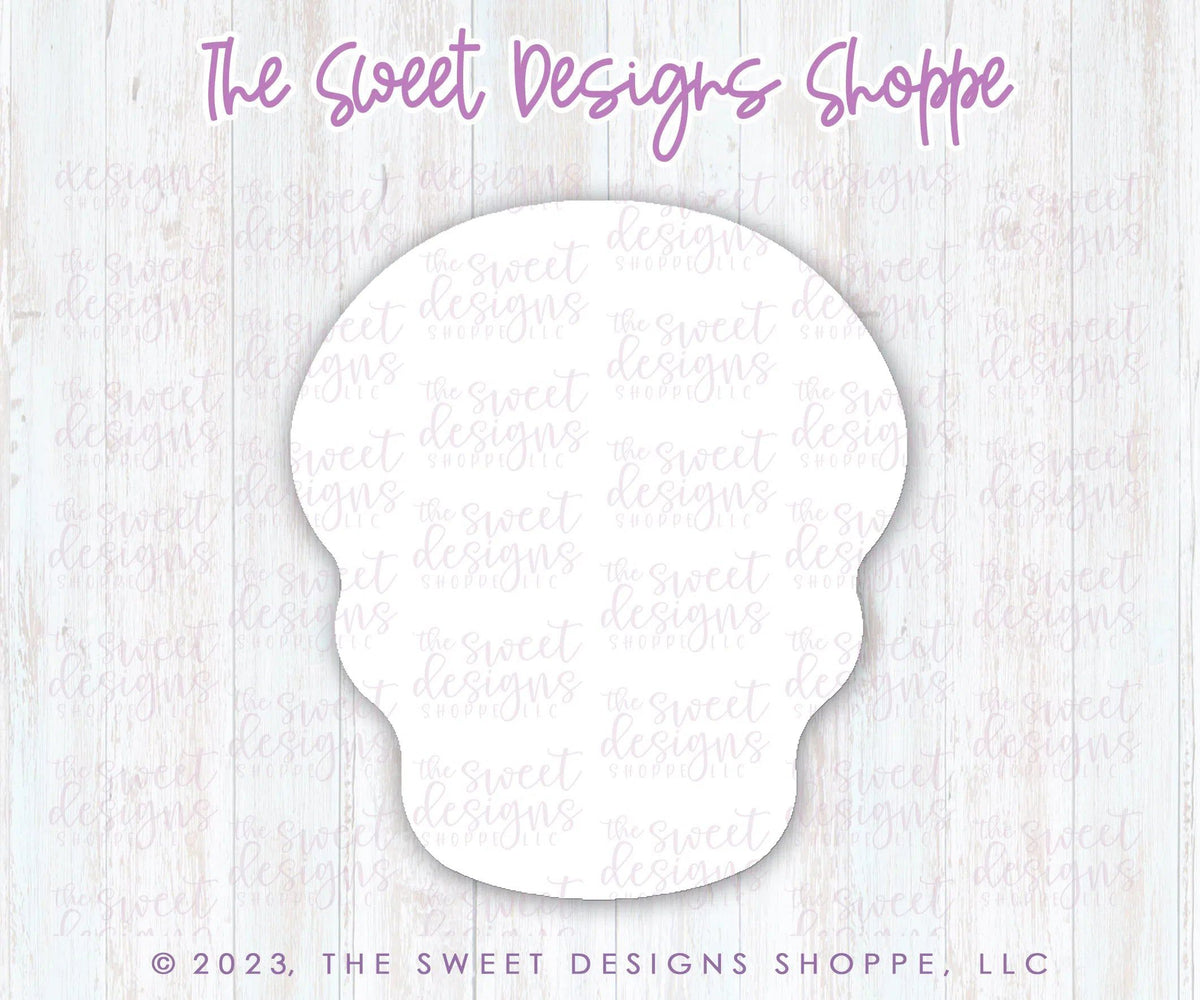 Cookie Cutters - Sugar Skull - Cookie Cutter - The Sweet Designs Shoppe - TSDS - - ALL,Bow,Cookie Cutter,cookie cutters,Customize,Day of the dead,Day of the Death,dia de los muertos,Dia de Muertos,Fall / Halloween,halloween,Mexico,Miscellaneous,monster,Promocode,Skull,STL,Zombies