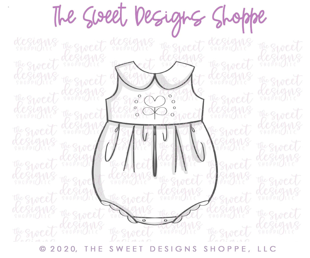 Cookie Cutters - Summer Baby Girl Romper - Cookie Cutter - The Sweet Designs Shoppe - - ALL, Baby, Clothes, Clothing / Accessories, Cookie Cutter, newborn, Promocode