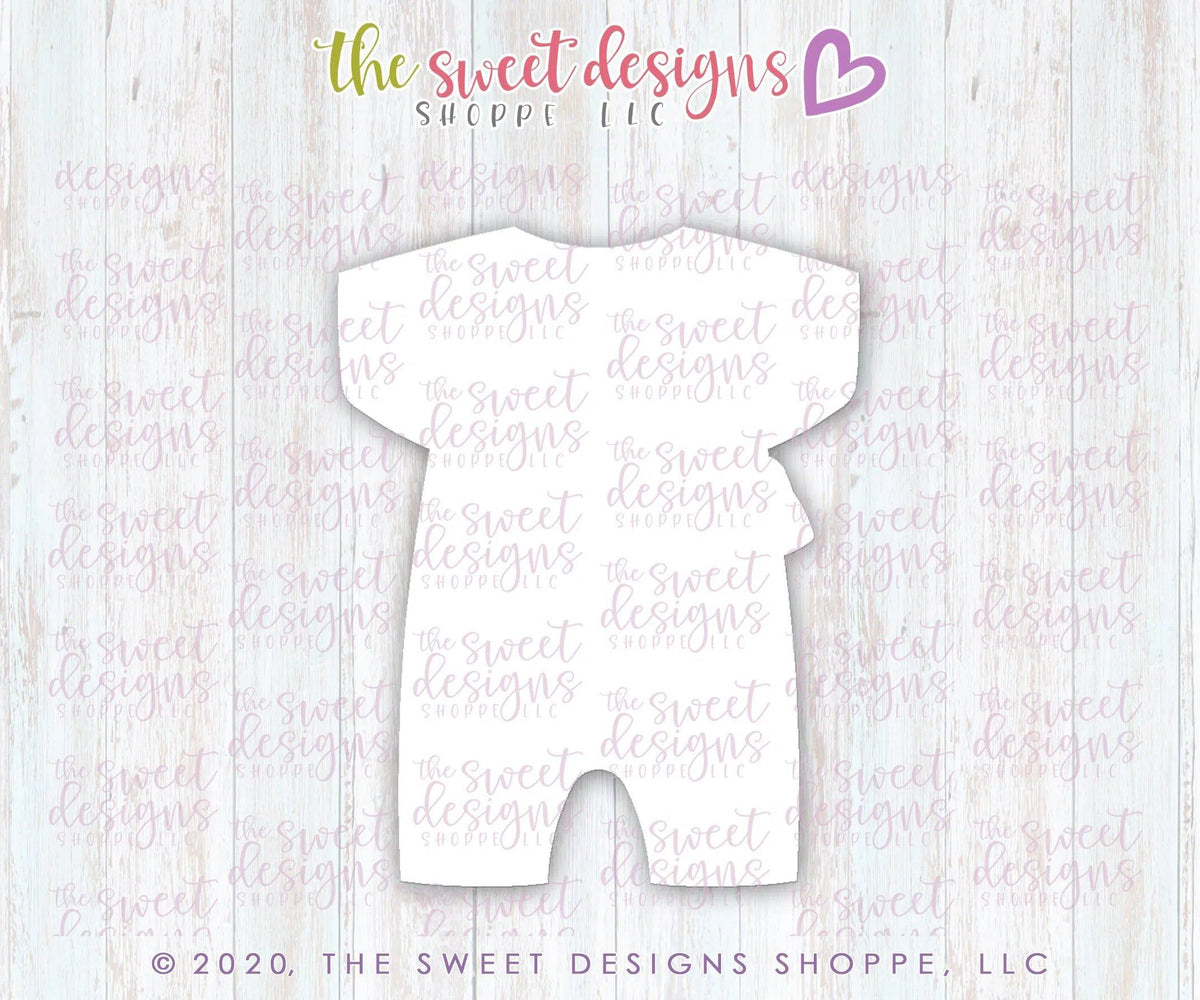 Cookie Cutters - Summer Baby Romper - Cookie Cutter - The Sweet Designs Shoppe - TSDS - - ALL,Baby,Clothes,Clothing / Accessories,Cookie Cutter,newborn,Onesie,onsie,Promocode,STL