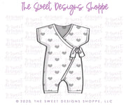 Cookie Cutters - Summer Baby Romper - Cookie Cutter - The Sweet Designs Shoppe - TSDS - - ALL,Baby,Clothes,Clothing / Accessories,Cookie Cutter,newborn,Onesie,onsie,Promocode,STL