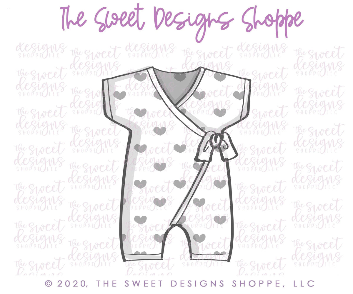 Cookie Cutters - Summer Baby Romper - Cookie Cutter - The Sweet Designs Shoppe - TSDS - - ALL,Baby,Clothes,Clothing / Accessories,Cookie Cutter,newborn,Onesie,onsie,Promocode,STL