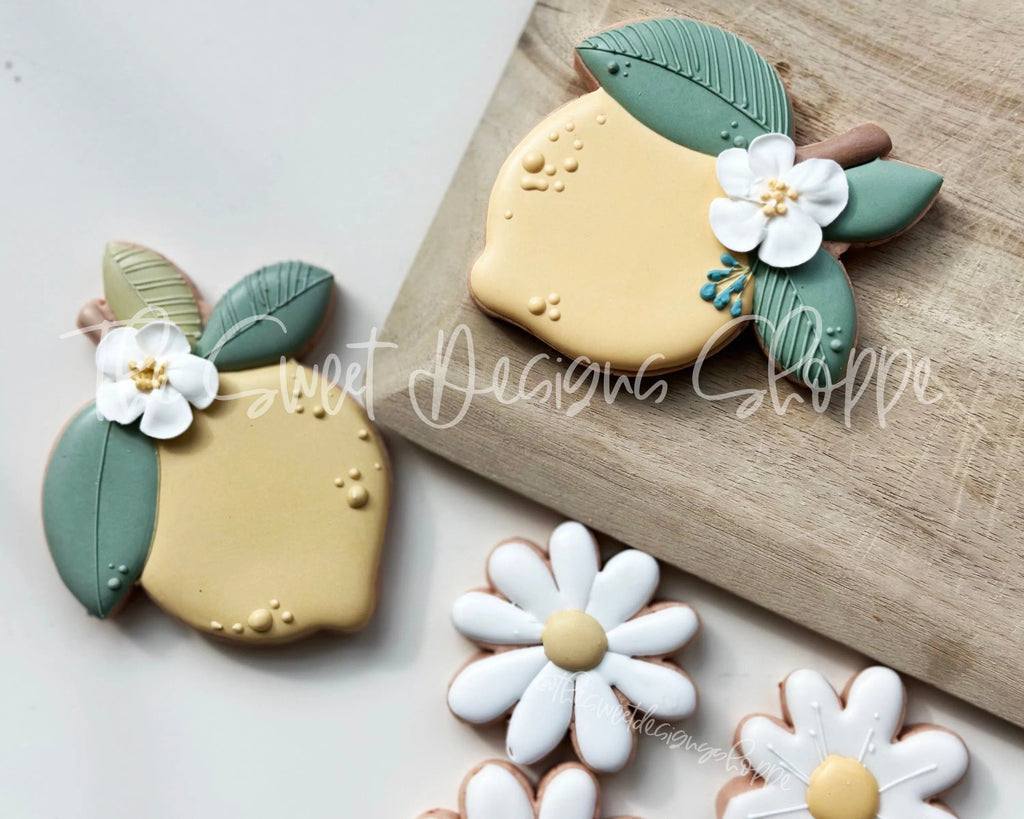 Cookie Cutters - Summer Floral Lemon - Cookie Cutter - The Sweet Designs Shoppe - TSDS - - ALL,Cookie Cutter,food,Food & Beverages,fruit,fruits,Fruits and Vegetables,lemonade,lime,Promocode,Summer