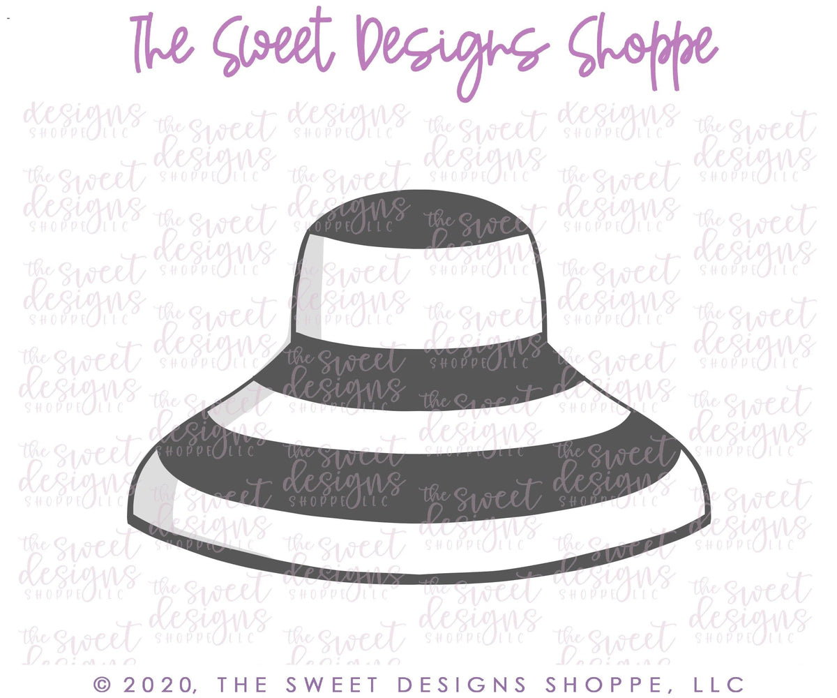 Cookie Cutters - Summer Hat 2020 - Cookie Cutter - The Sweet Designs Shoppe - TSDS - - Accesories,Accessories,accessory,ALL,Clothing / Accessories,Cookie Cutter,hat,Promocode,STL,summer