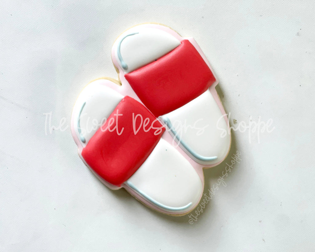 Cookie Cutters - Summer Sandals - Cookie Cutter - Sweet Designs Shoppe - - 4th, 4th July, 4th of July, ALL, bathing suit, beach, Cookie Cutter, Hobbies, Patriotic, pool, Promocode, Summer, USA, vacation