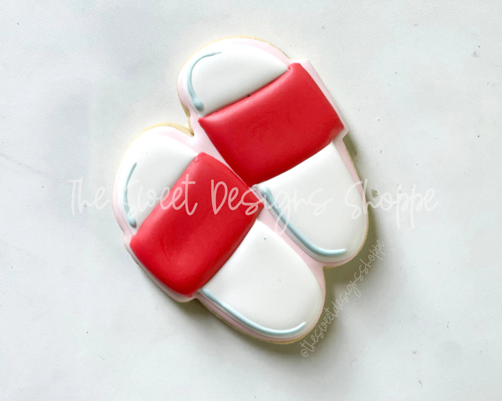 Cookie Cutters - Summer Sandals - Cookie Cutter - The Sweet Designs Shoppe - - 4th, 4th July, 4th of July, ALL, bathing suit, beach, Cookie Cutter, Hobbies, Patriotic, pool, Promocode, Summer, USA, vacation