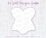 Cookie Cutters - Summer Swimsuit - Cookie Cutter - The Sweet Designs Shoppe - TSDS - - 4th,4th July,4th of July,ALL,bathing suit,beach,Clothing / Accessories,Cookie Cutter,fourth of July,Independence,Patriotic,Patriotric,pool,Promocode,Retro,STL,Summer,swimming,USA,vacation