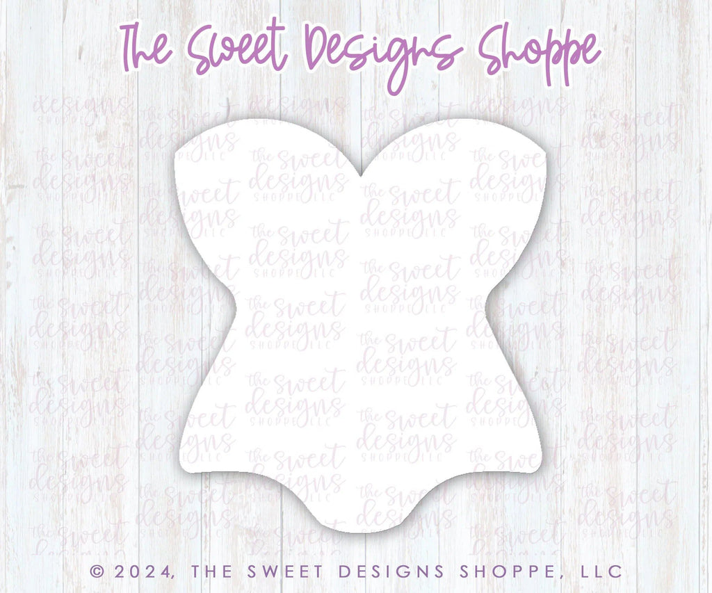 Cookie Cutters - Summer Swimsuit - Cookie Cutter - The Sweet Designs Shoppe - TSDS - - 4th,4th July,4th of July,ALL,bathing suit,beach,Clothing / Accessories,Cookie Cutter,fourth of July,Independence,Patriotic,pool,Promocode,Retro,STL,Summer,swimming,USA,vacation