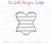 Cookie Cutters - Summer Swimsuit - Cookie Cutter - The Sweet Designs Shoppe - TSDS - - 4th,4th July,4th of July,ALL,bathing suit,beach,Clothing / Accessories,Cookie Cutter,fourth of July,Independence,Patriotic,Patriotric,pool,Promocode,Retro,STL,Summer,swimming,USA,vacation