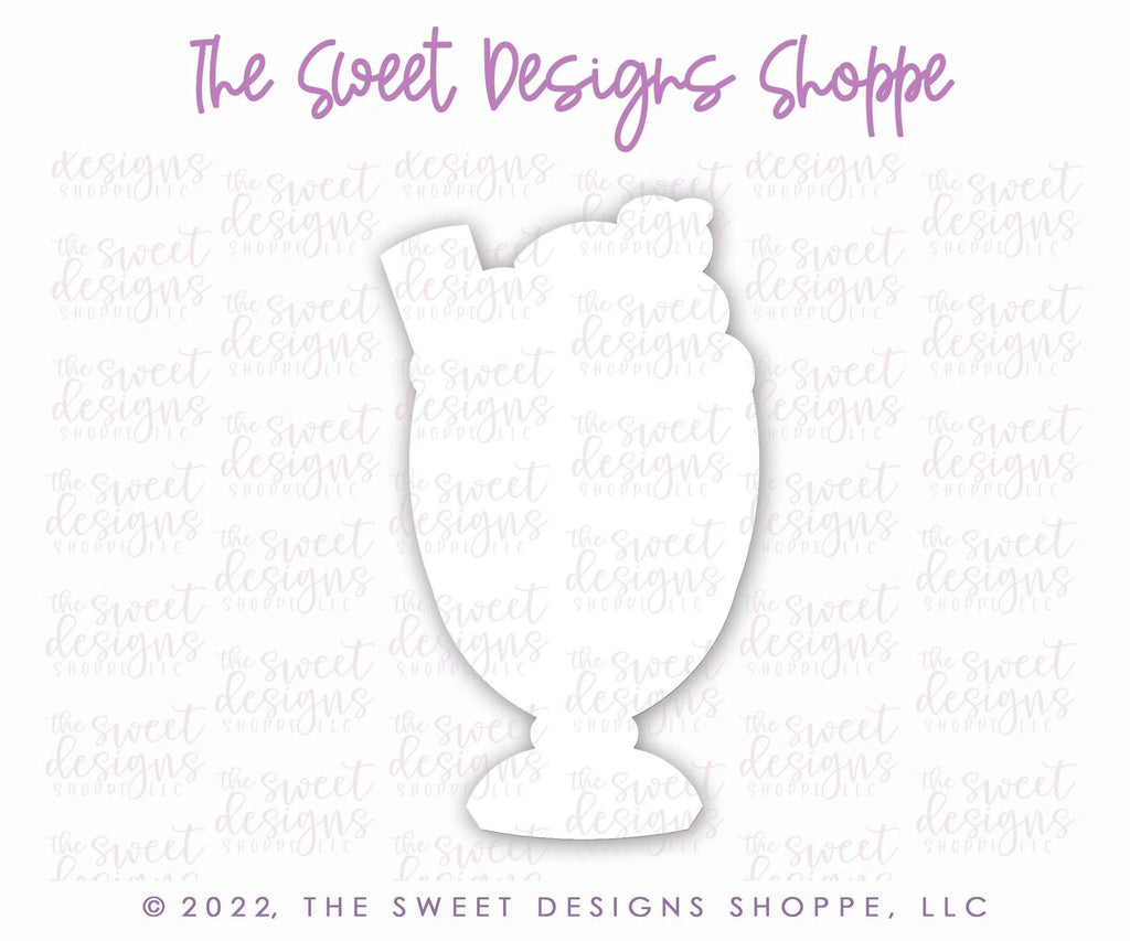 Cookie Cutters - Sundae - Cookie Cutter - The Sweet Designs Shoppe - TSDS - - ALL,Cookie Cutter,dessert,Food and Beverage,Food beverages,ice cream,Lady Milk Stache,Lady MilkStache,LadyMilkStache,Promocode,Sweet,Sweets