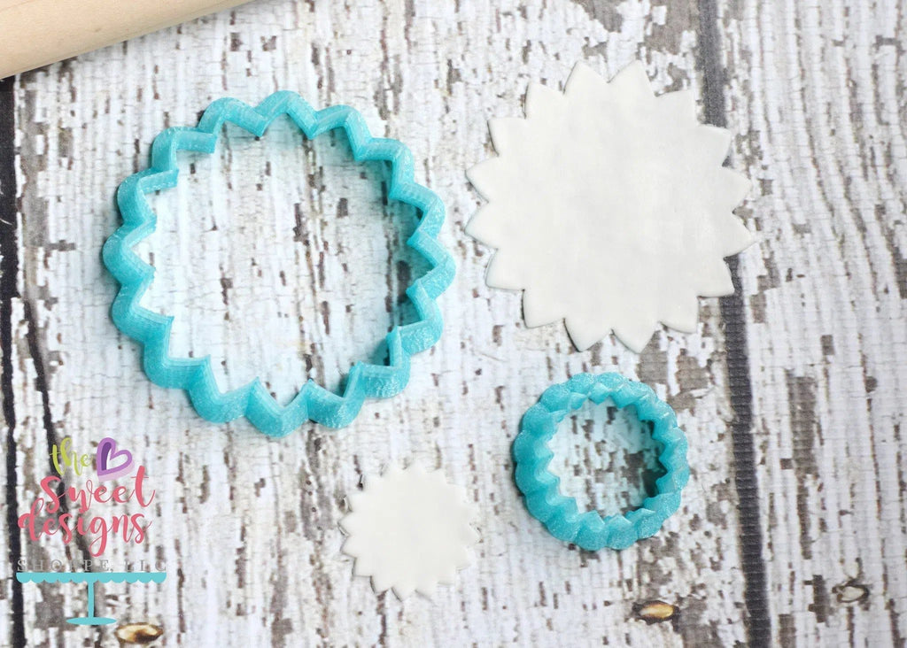 Cookie Cutters - Sunflower v2- Cookie Cutter - The Sweet Designs Shoppe - TSDS - - ALL,Cookie Cutter,Fall,Fall / Halloween,Fall / Thanksgiving,Flower,Flowers,Halloween,Mothers Day,Nature,Promocode,thanksgiving,Trees Leaves and Flowers