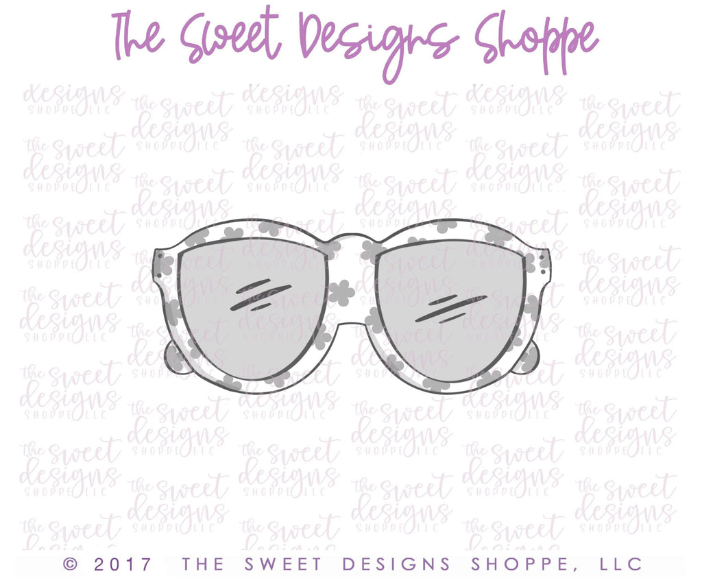 Cookie Cutters - Sunglasses v2 - Cookie Cutter - The Sweet Designs Shoppe - TSDS - - Accesories,ALL,Clothing / Accessories,Cookie Cutter,dad,Father,father's day,grandfather,Luau,Party,Promocode,summer