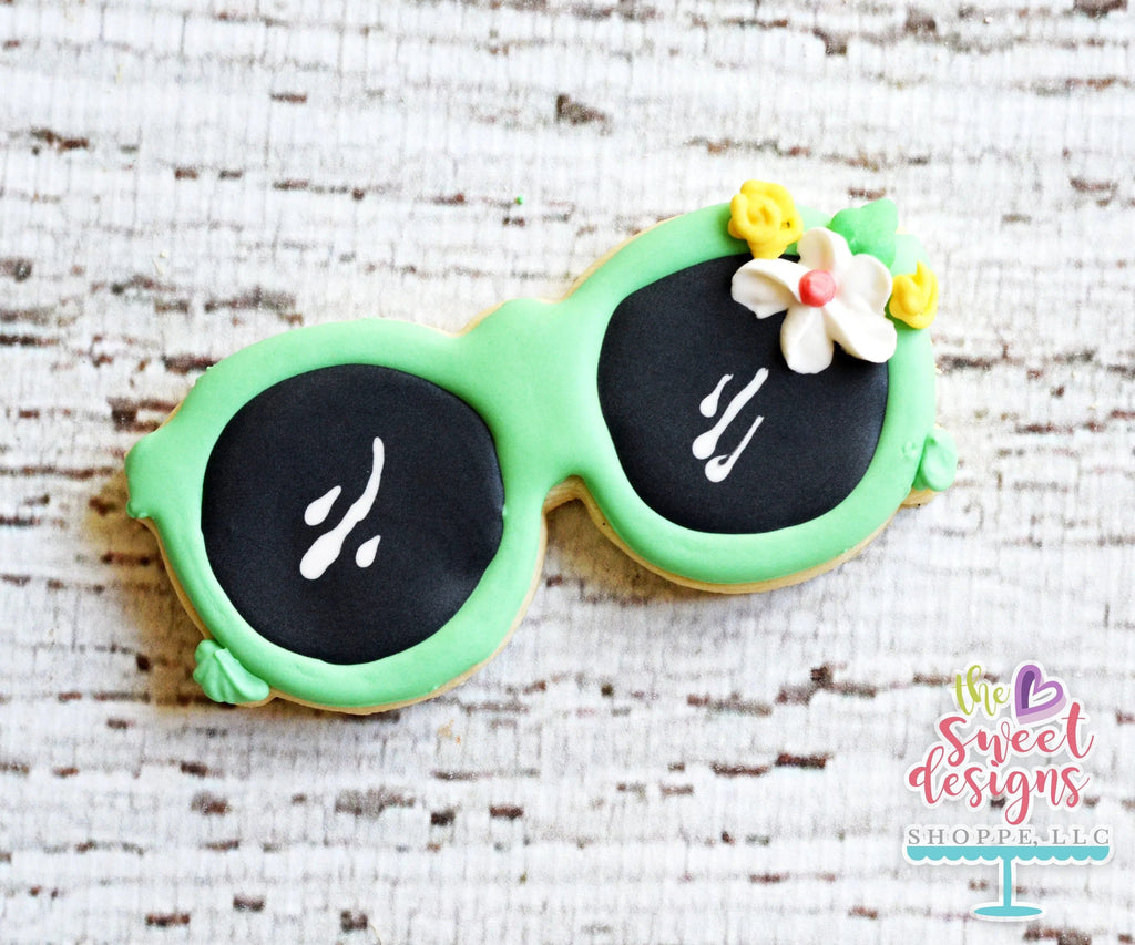 Cookie Cutters - Sunglasses v2 - Cookie Cutter - The Sweet Designs Shoppe - TSDS - - Accesories,ALL,Clothing / Accessories,Cookie Cutter,dad,Father,father's day,grandfather,Luau,Party,Promocode,summer