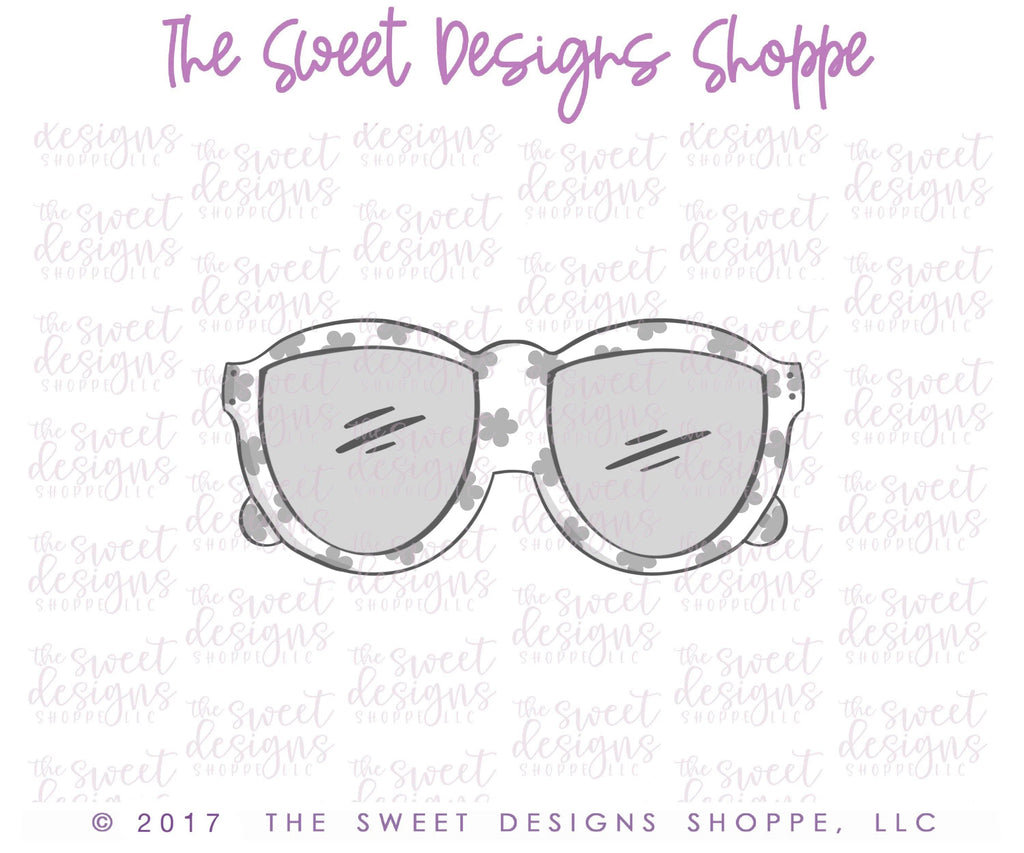 Cookie Cutters - Sunglasses v2 - Cookie Cutter - The Sweet Designs Shoppe - - Accesories, ALL, Clothing / Accessories, Cookie Cutter, dad, Father, father's day, grandfather, Luau, Party, Promocode, summer