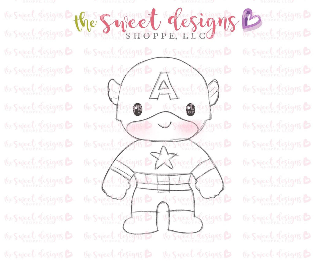 Cookie Cutters - Superhero v2- Cookie Cutter - The Sweet Designs Shoppe - TSDS - - ALL,boy,Cookie Cutter,Hero,kid,kids,Kids / Fantasy,Party,power,Promocode,Superhero