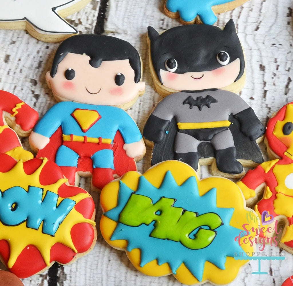 Cookie Cutters - Superhero with Cape v2- Cookie Cutter - Sweet Designs Shoppe - - ALL, boy, Cookie Cutter, Fall / Halloween, halloween, Hero, Kids, Kids / Fantasy, Party, power, Promocode, Superhero, Superheroes