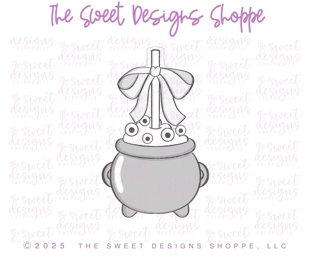 Cookie Cutters - Sweet Cauldron Cakepop - Cookie Cutter - The Sweet Designs Shoppe - TSDS - - ALL,Cookie Cutter,halloween,happy halloween,Promocode,STL,sweet cauldron cakepop