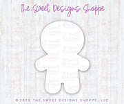 Cookie Cutters - Sweet Gingerbread Boy - Cookie Cutter - The Sweet Designs Shoppe - TSDS - - ALL,Christmas,Christmas / Winter,Cookie Cutter,Ginger boy,ginger bread,Ginger girl,Gingerboy,gingerbread,gingerbread man,Gingergirl,Promocode,STL