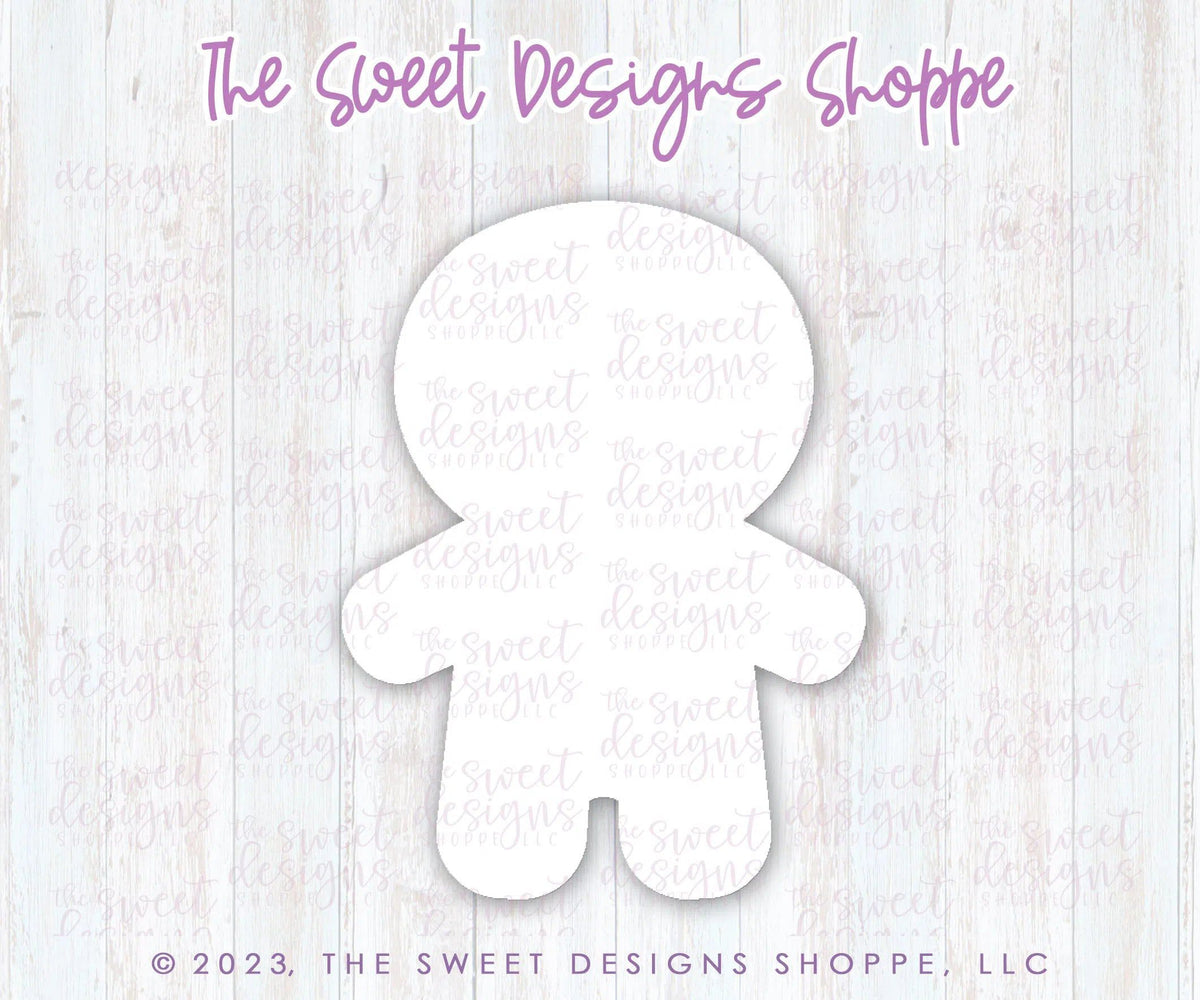 Cookie Cutters - Sweet Gingerbread Boy - Cookie Cutter - The Sweet Designs Shoppe - TSDS - - ALL,Christmas,Christmas / Winter,Cookie Cutter,Ginger boy,ginger bread,Ginger girl,Gingerboy,gingerbread,gingerbread man,Gingergirl,Promocode,STL