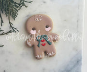 Cookie Cutters - Sweet Gingerbread Boy - Cookie Cutter - The Sweet Designs Shoppe - TSDS - - ALL,Christmas,Christmas / Winter,Cookie Cutter,Ginger boy,ginger bread,Ginger girl,Gingerboy,gingerbread,gingerbread man,Gingergirl,Promocode,STL