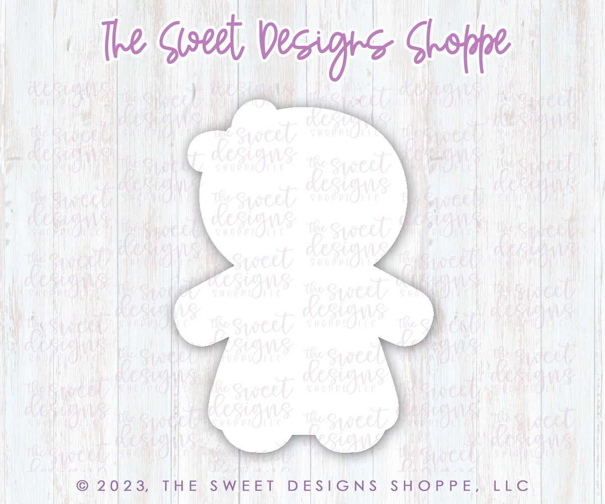 Cookie Cutters - Sweet Gingerbread Girl - Cookie Cutter - The Sweet Designs Shoppe - TSDS - - ALL,Christmas,Christmas / Winter,Cookie Cutter,Ginger boy,ginger bread,Ginger girl,Gingerboy,gingerbread,gingerbread man,Gingergirl,Promocode,STL