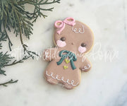 Cookie Cutters - Sweet Gingerbread Girl - Cookie Cutter - The Sweet Designs Shoppe - TSDS - - ALL,Christmas,Christmas / Winter,Cookie Cutter,Ginger boy,ginger bread,Ginger girl,Gingerboy,gingerbread,gingerbread man,Gingergirl,Promocode,STL