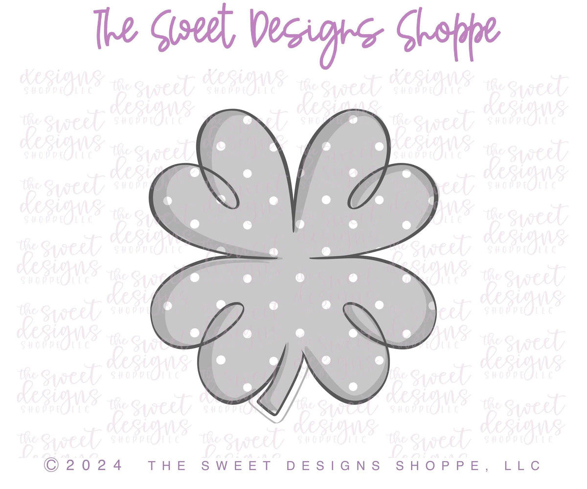 Cookie Cutters - Sweet Shamrock - Cookie Cutter - The Sweet Designs Shoppe - TSDS - - ALL,celebration,Clover,Cookie Cutter,Holiday,Nature,patrick,patrick's,Promocode,ST PATRICK,St. Pat,St. Patricks,STL