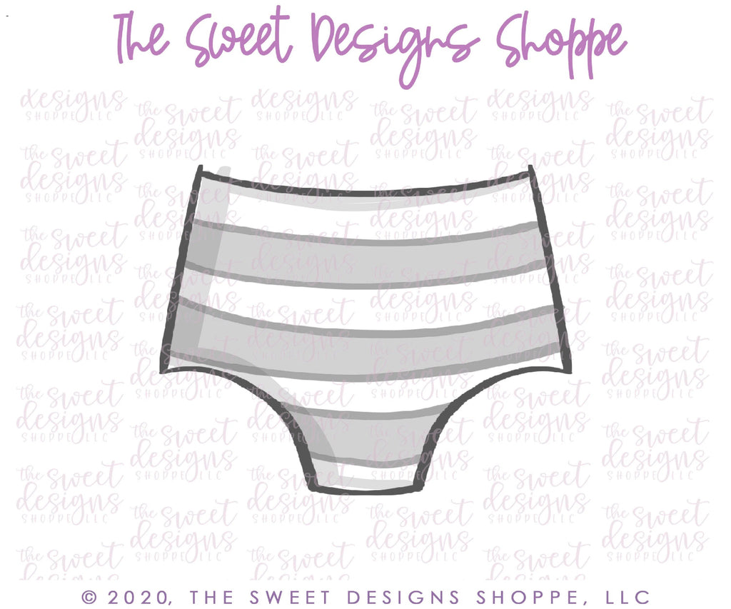 Cookie Cutters - Swim Bottom - Cookie Cutter - Sweet Designs Shoppe - - Accesories, Accessories, accessory, ALL, Clothing / Accessories, Cookie Cutter, hat, Promocode, summer, swimsuit