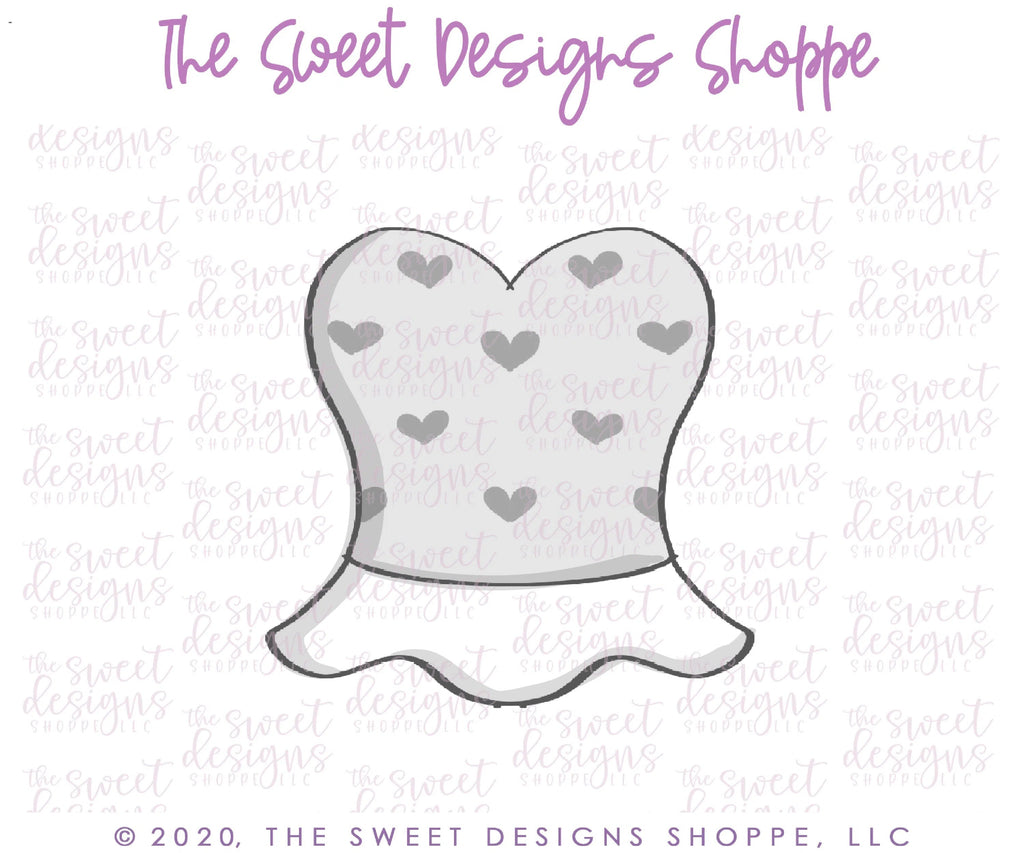 Cookie Cutters - Swim Top - Cookie Cutter - Sweet Designs Shoppe - - Accesories, Accessories, accessory, ALL, Clothing / Accessories, Cookie Cutter, hat, Promocode, summer, swimsuit