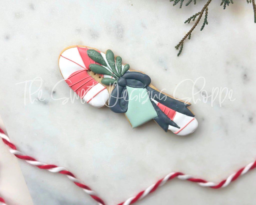 Cookie Cutters - Tall and Narrow Candy Cane - Cookie Cutter - The Sweet Designs Shoppe - TSDS - - ALL,Candy,CandyCane,Christmas,Christmas / Winter,Christmas Cookies,Cookie Cutter,Miscellaneous,Promocode