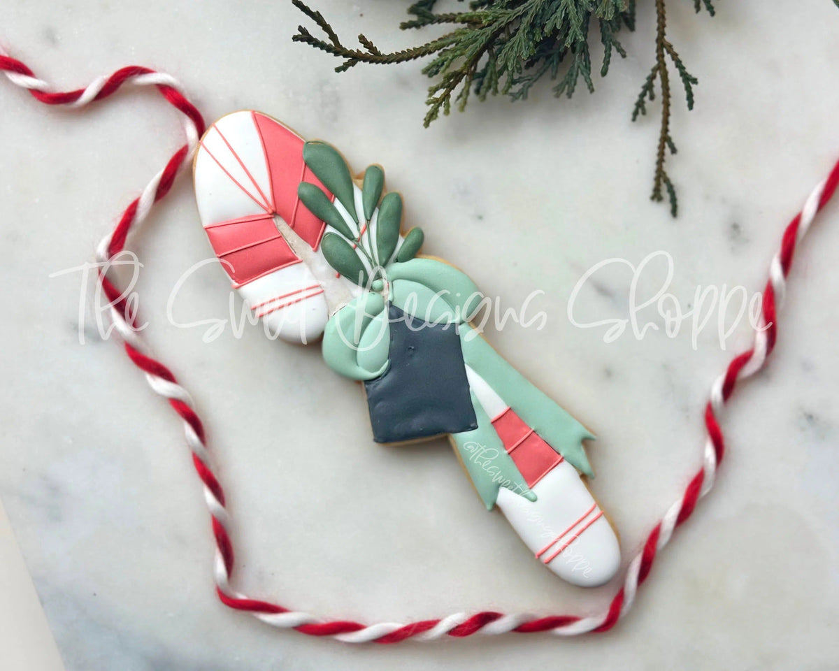 Cookie Cutters - Tall and Narrow Candy Cane - Cookie Cutter - The Sweet Designs Shoppe - TSDS - - ALL,Candy,CandyCane,Christmas,Christmas / Winter,Christmas Cookies,Cookie Cutter,Miscellaneous,Promocode