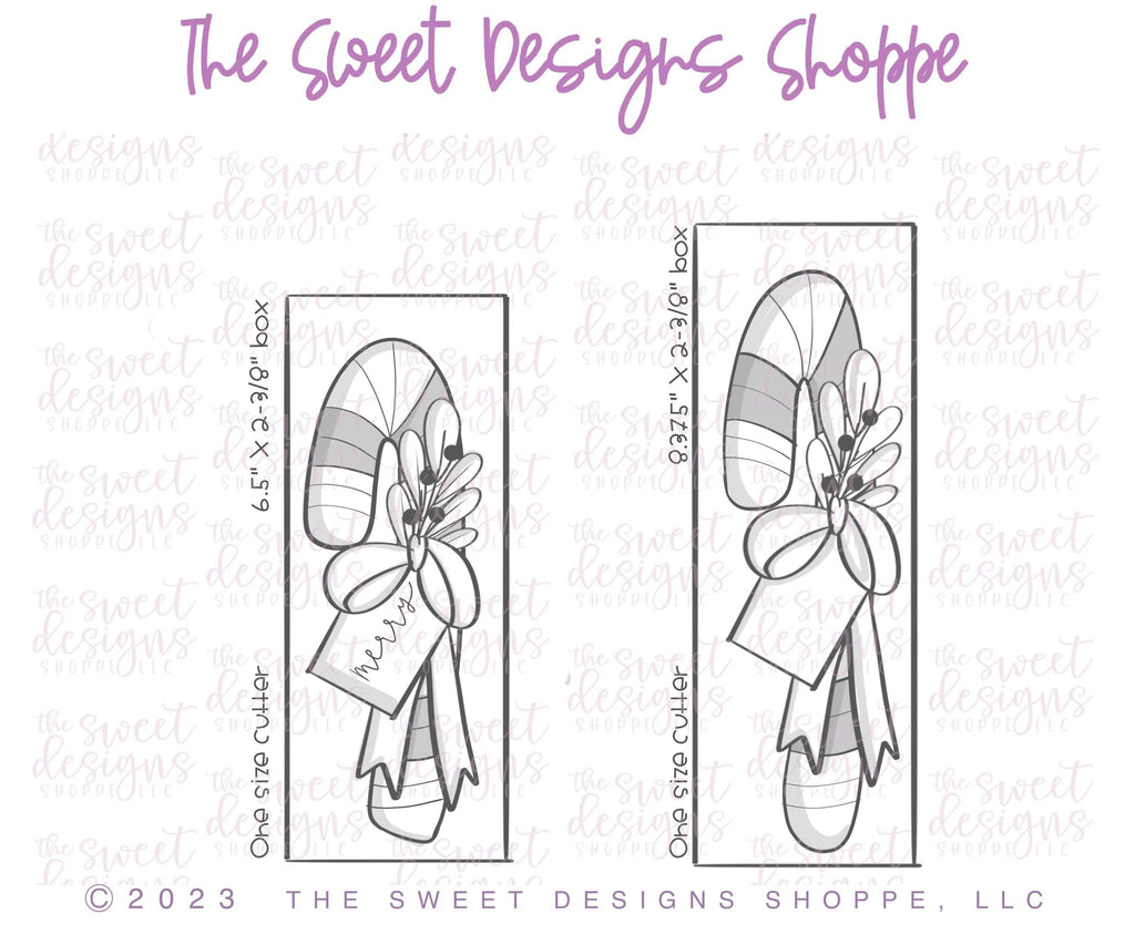 Cookie Cutters - Tall and Narrow Candy Cane - Cookie Cutter - The Sweet Designs Shoppe - TSDS - - ALL,Candy,CandyCane,Christmas,Christmas / Winter,Christmas Cookies,Cookie Cutter,Miscellaneous,Promocode