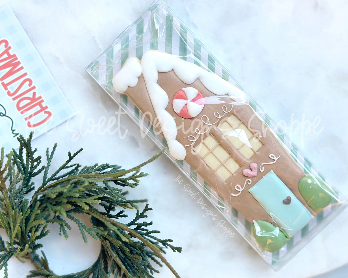 Cookie Cutters - Tall and Narrow Ginger House - Cookie Cutter - The Sweet Designs Shoppe - TSDS - - ALL,Christmas,Christmas / Winter,Christmas Cookies,Cookie Cutter,Ginger bread,gingerbread,GingerHouse,House,Miscellaneous,Promocode,STL