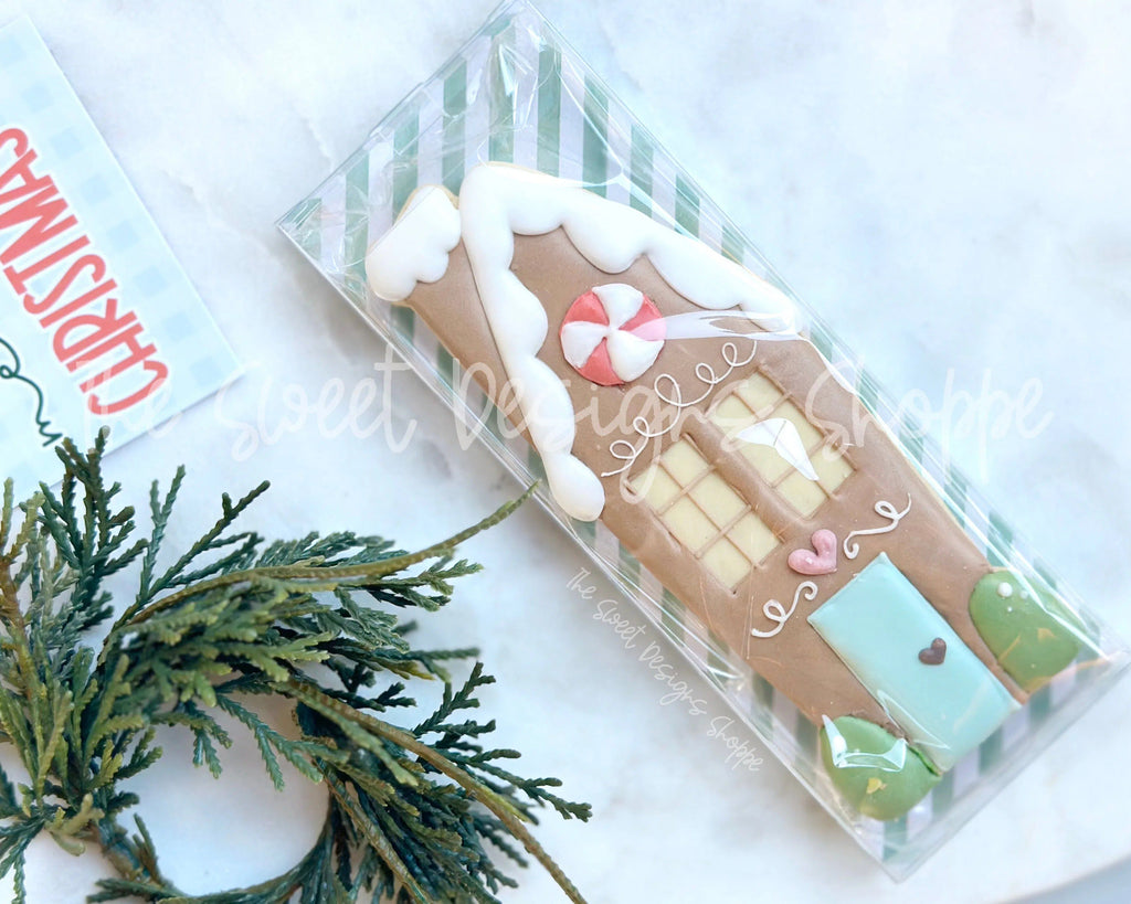 Cookie Cutters - Tall and Narrow Ginger House - Cookie Cutter - The Sweet Designs Shoppe - TSDS - - ALL,Christmas,Christmas / Winter,Christmas Cookies,Cookie Cutter,Ginger bread,gingerbread,GingerHouse,House,Miscellaneous,Promocode,STL
